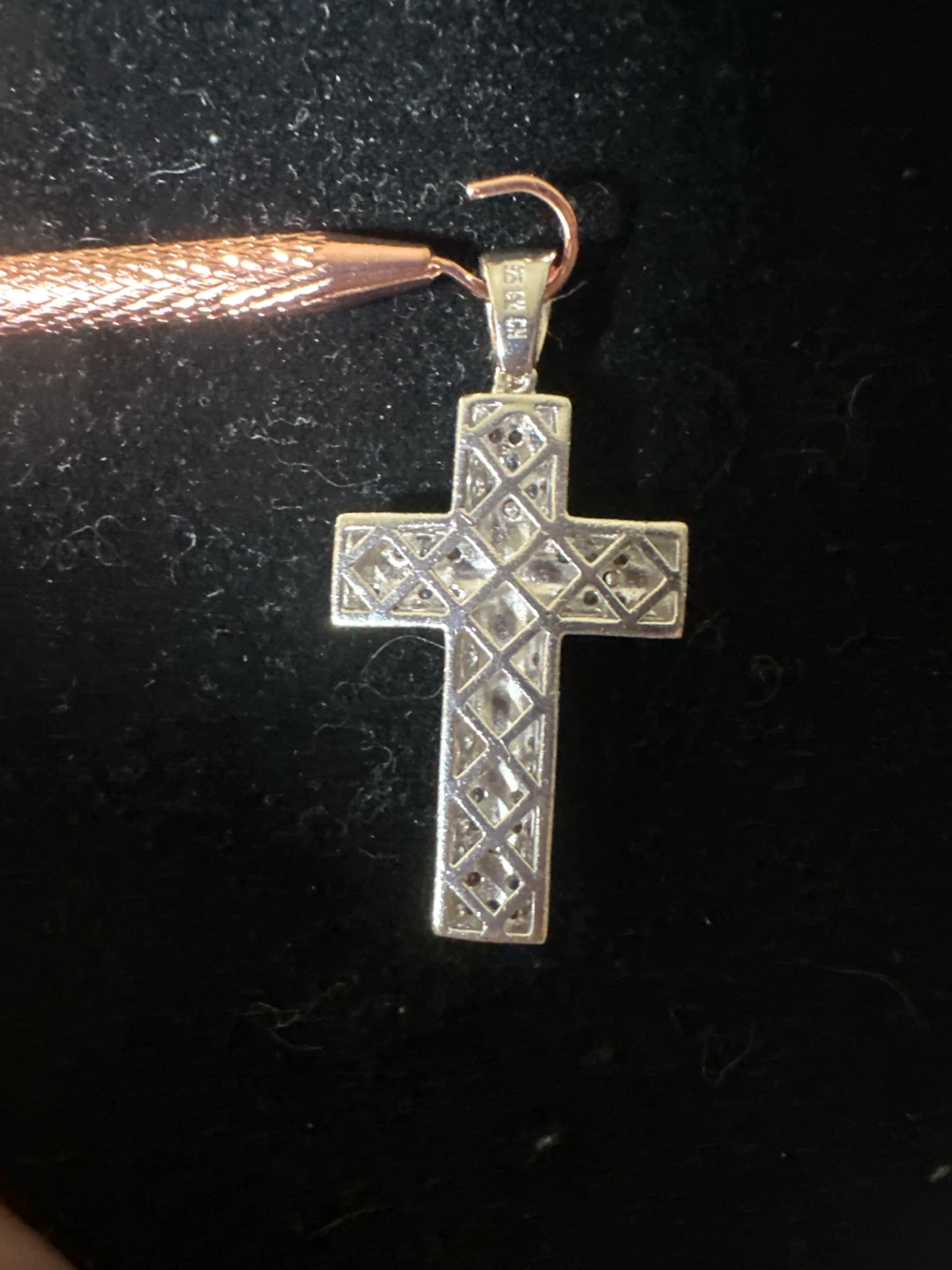 925 Sterling Silver Crucifix Pendant - photo 2