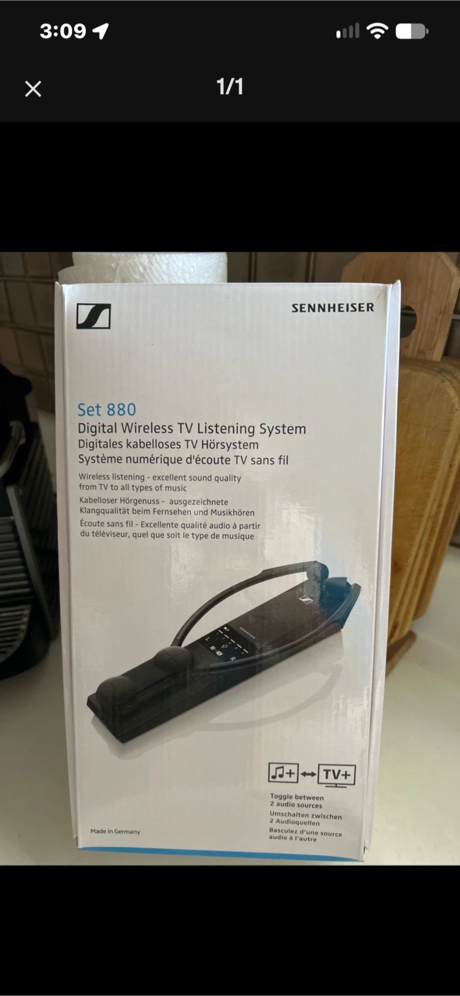Sennheiser Set 880 Digital Wireless TV Listening System