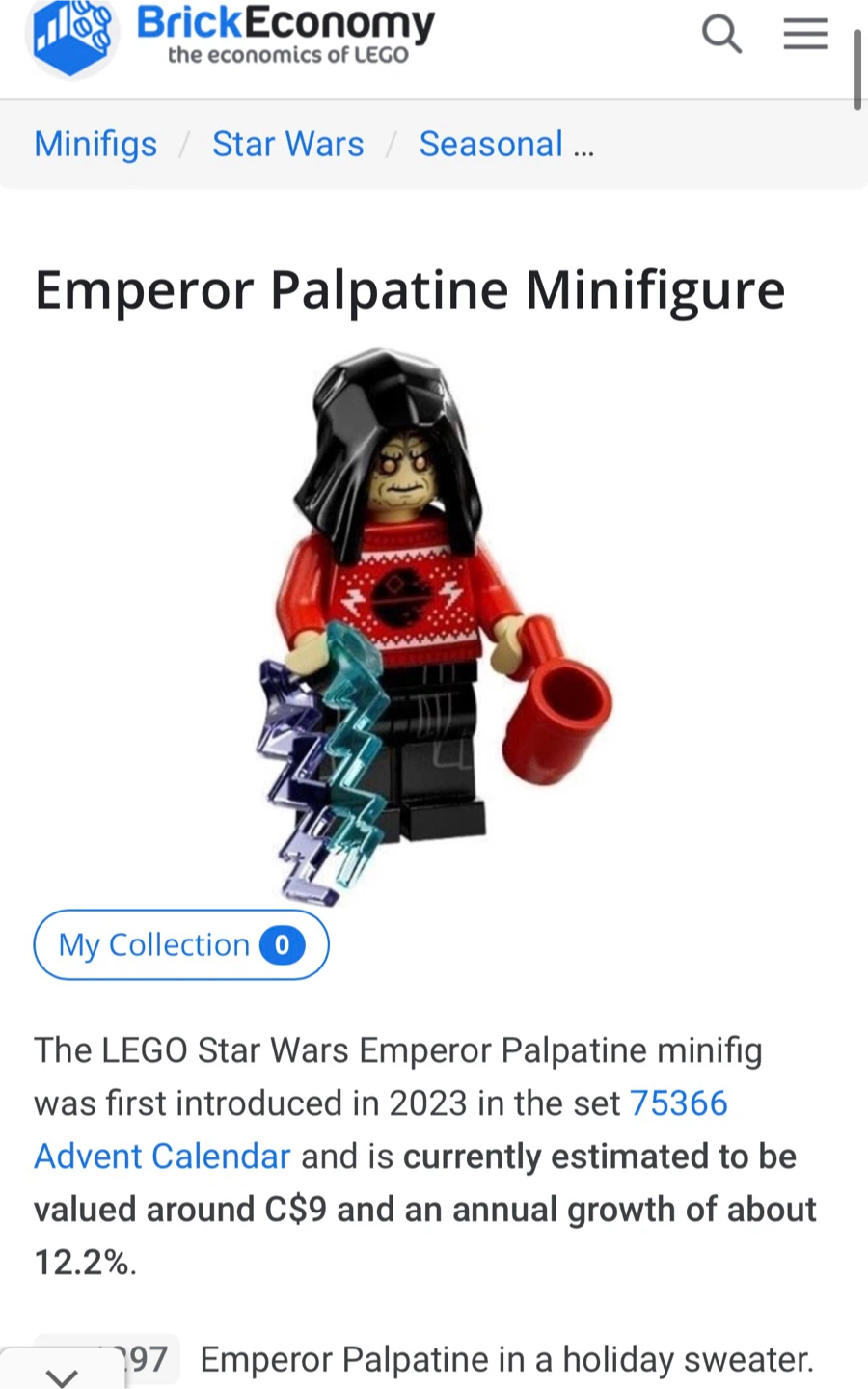 LEGO Star Wars Holiday Minifigures Set - photo 3