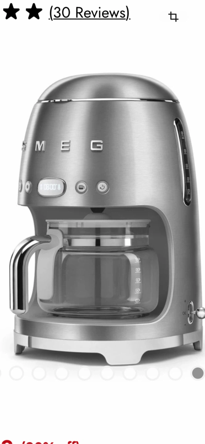 Smeg Drip Coffee Machine,BNIB