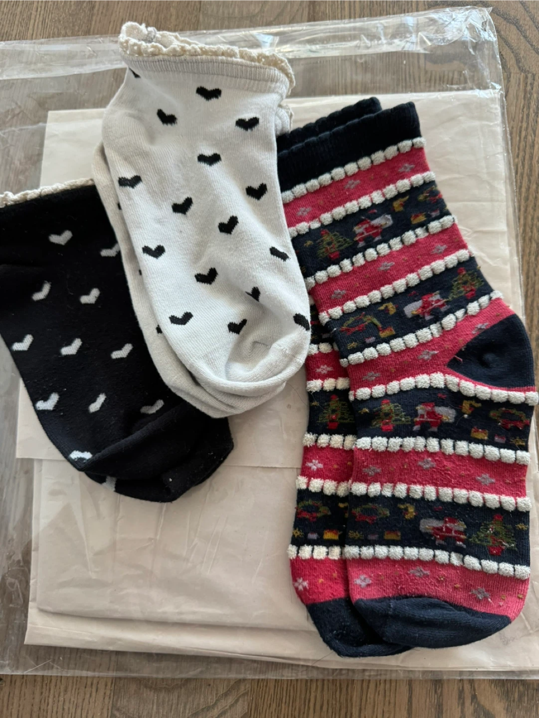 3 pairs of new ankle and crew socks