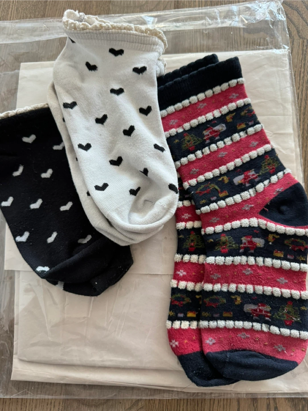 3 pairs of new ankle and crew socks - photo 3
