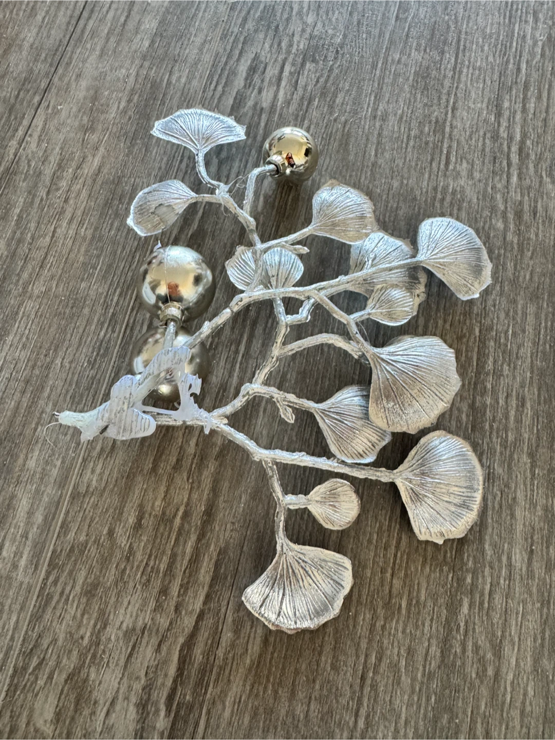 FREE Silver Decorative Ginkgo Leaf Branch - photo 2
