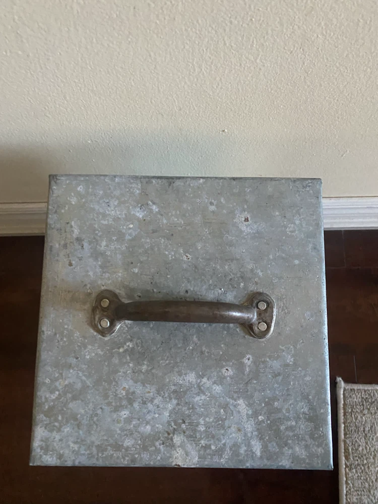 Galvanized Metal Dog Food Storage Bin - photo 3