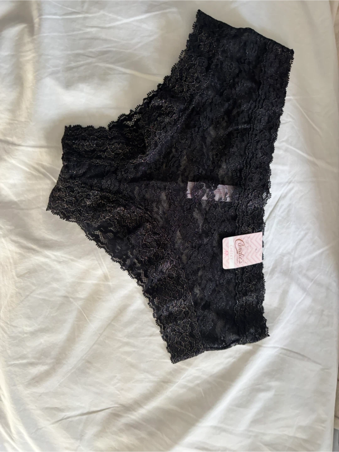 Candie's Lace Cheeky Panties - 2 Pairs