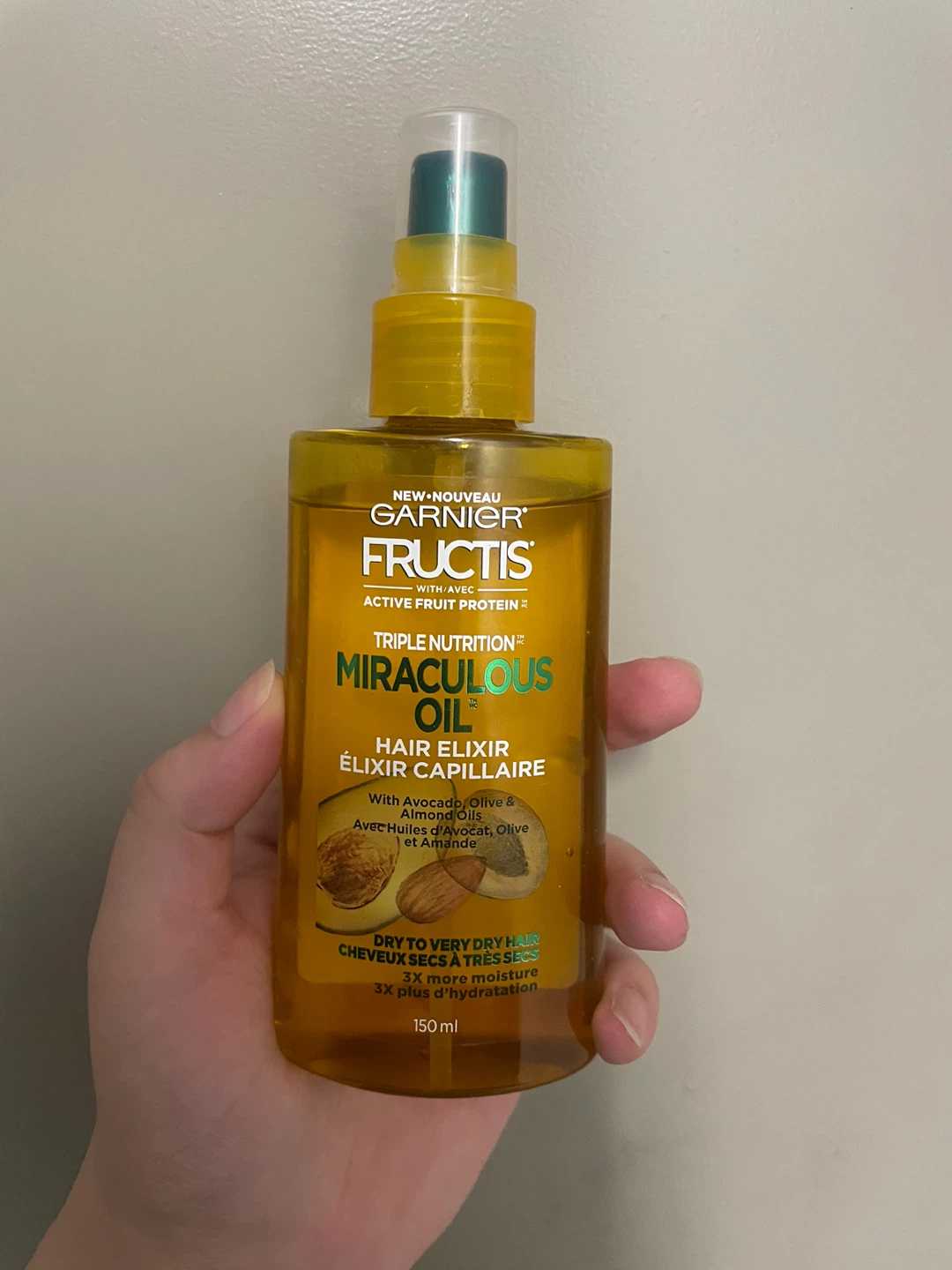 Garnier Fructis Triple Nutrition Miraculous Oil 150ml