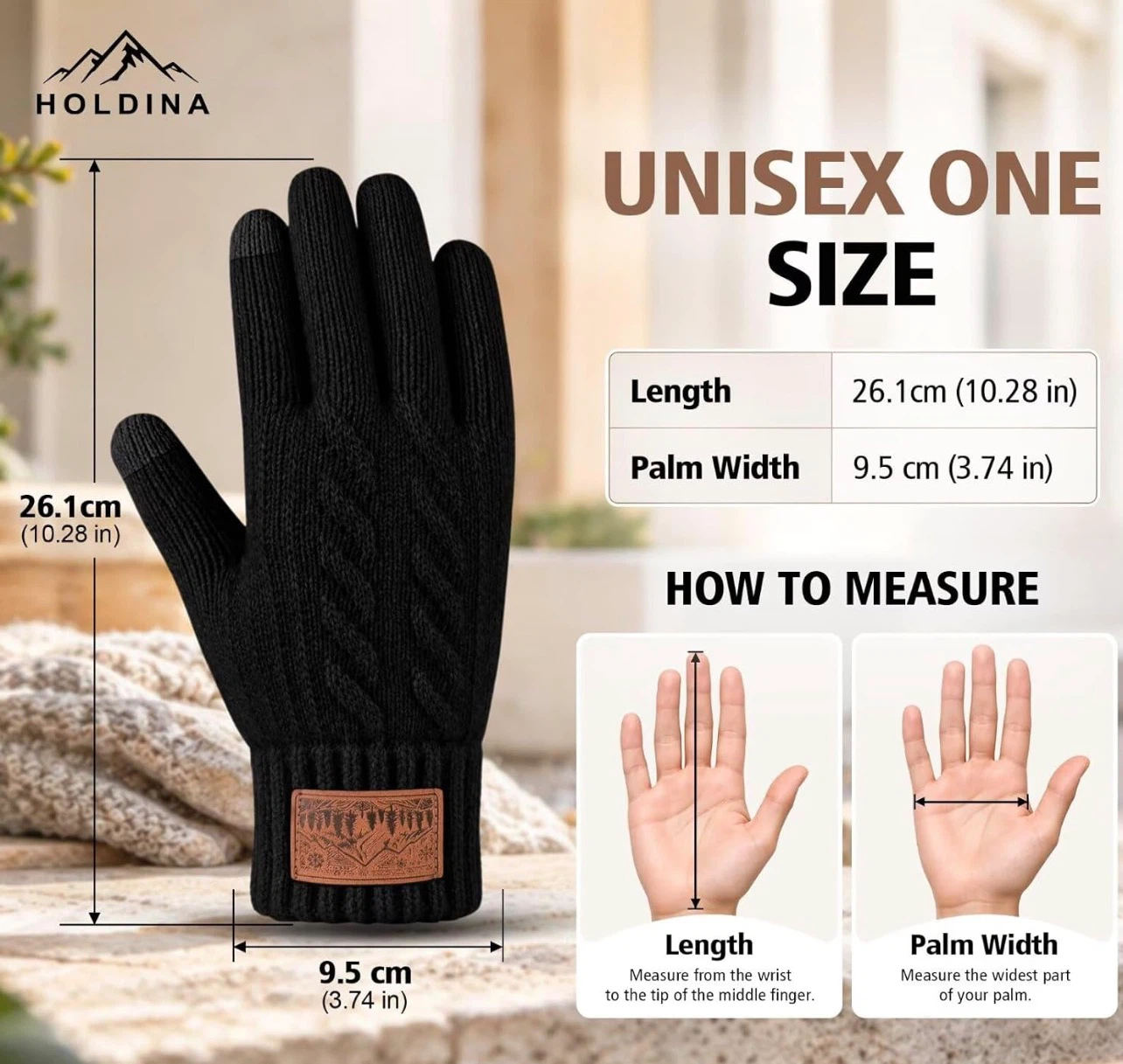 2-Pair Winter Knit Gloves - photo 5