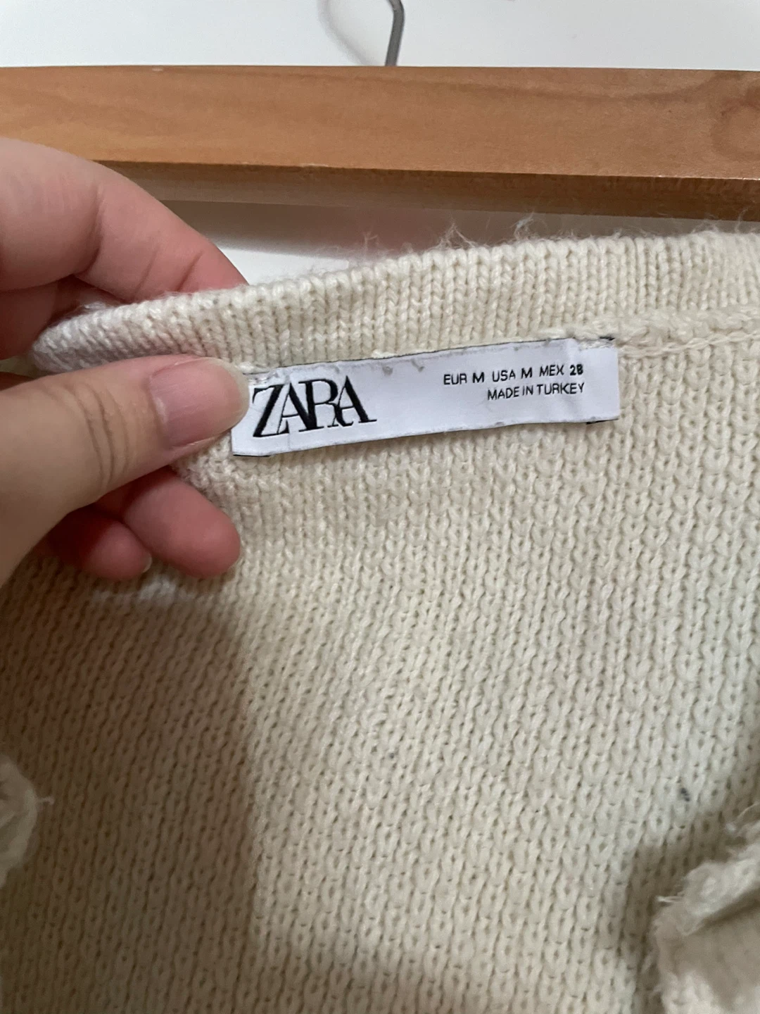 Zara Cream Knit Cardigan - photo 2