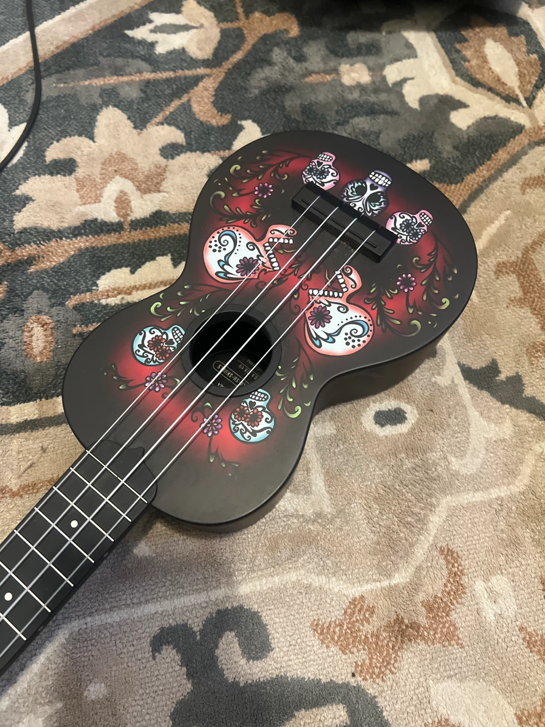 Kala Ukadelic Soprano Ukulele Sugar Skull