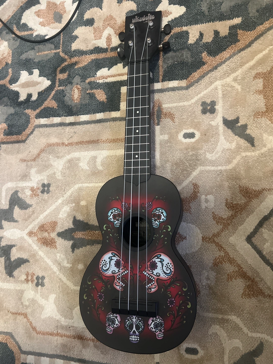 Kala Ukadelic Soprano Ukulele Sugar Skull - photo 2
