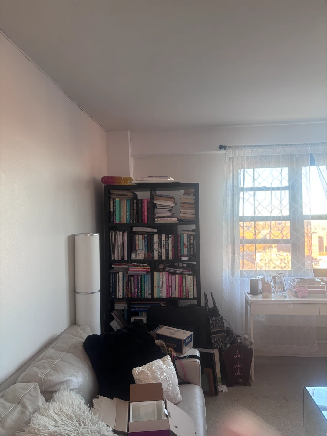 Black 5-Tier Bookshelf