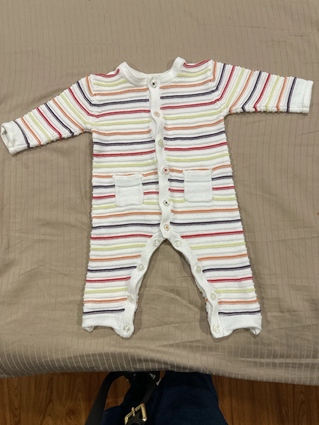 Babymexx Knitted Romper and Hat Set - photo 3