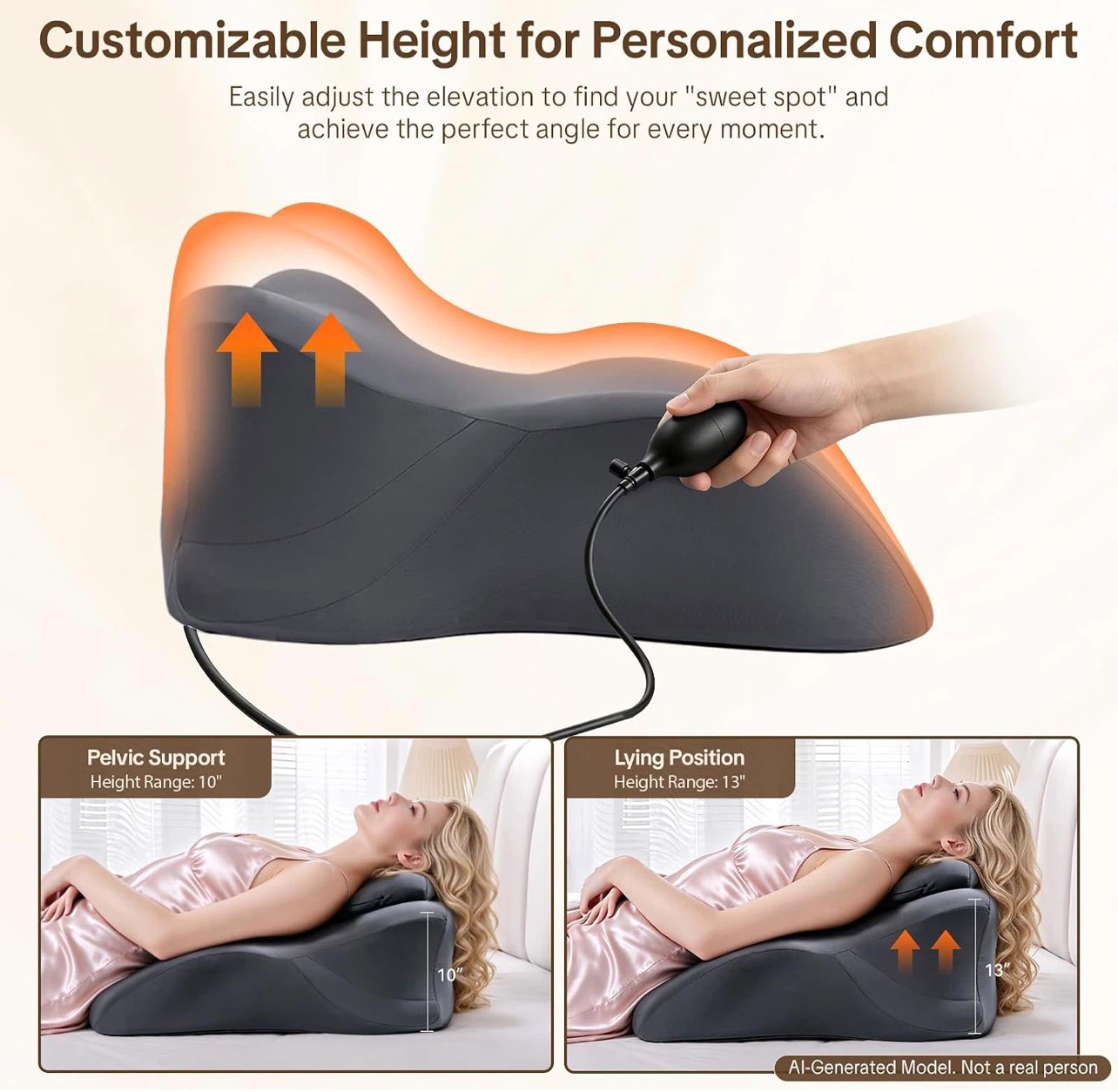 Adjustable Memory Foam Ergonomic Support Pillow - photo 4