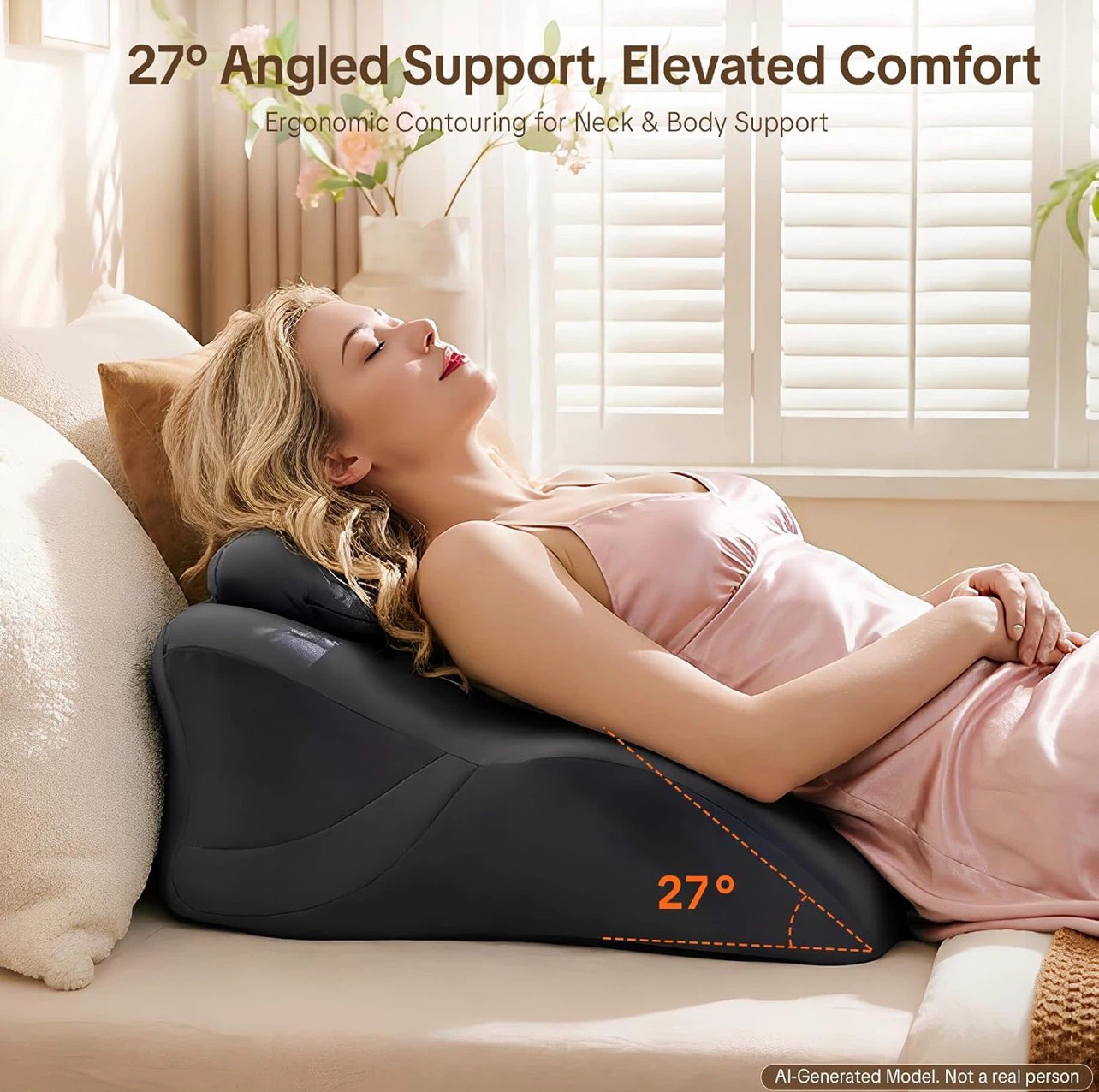 Adjustable Memory Foam Ergonomic Support Pillow - photo 5