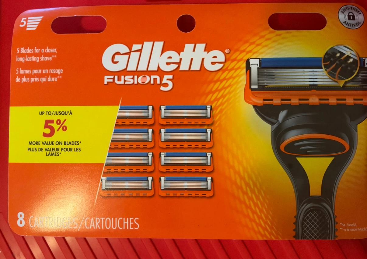 Gillette Fusion5 Razor Cartridges 8 Pack