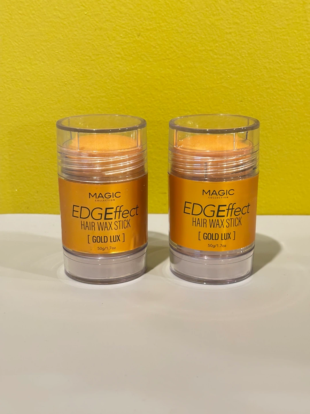 2 Magic Collection EDGEeffect Hair Wax Sticks Gold Lux