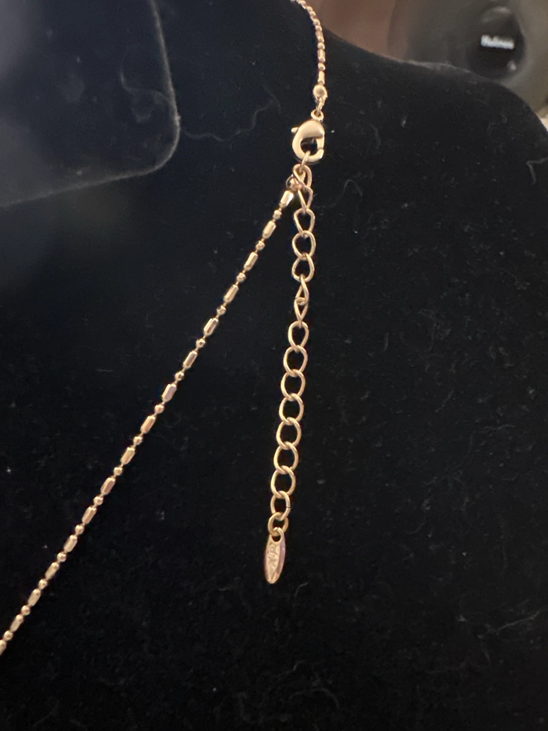 18k Rose Gold laminated Cross Pendant Necklace - photo 3