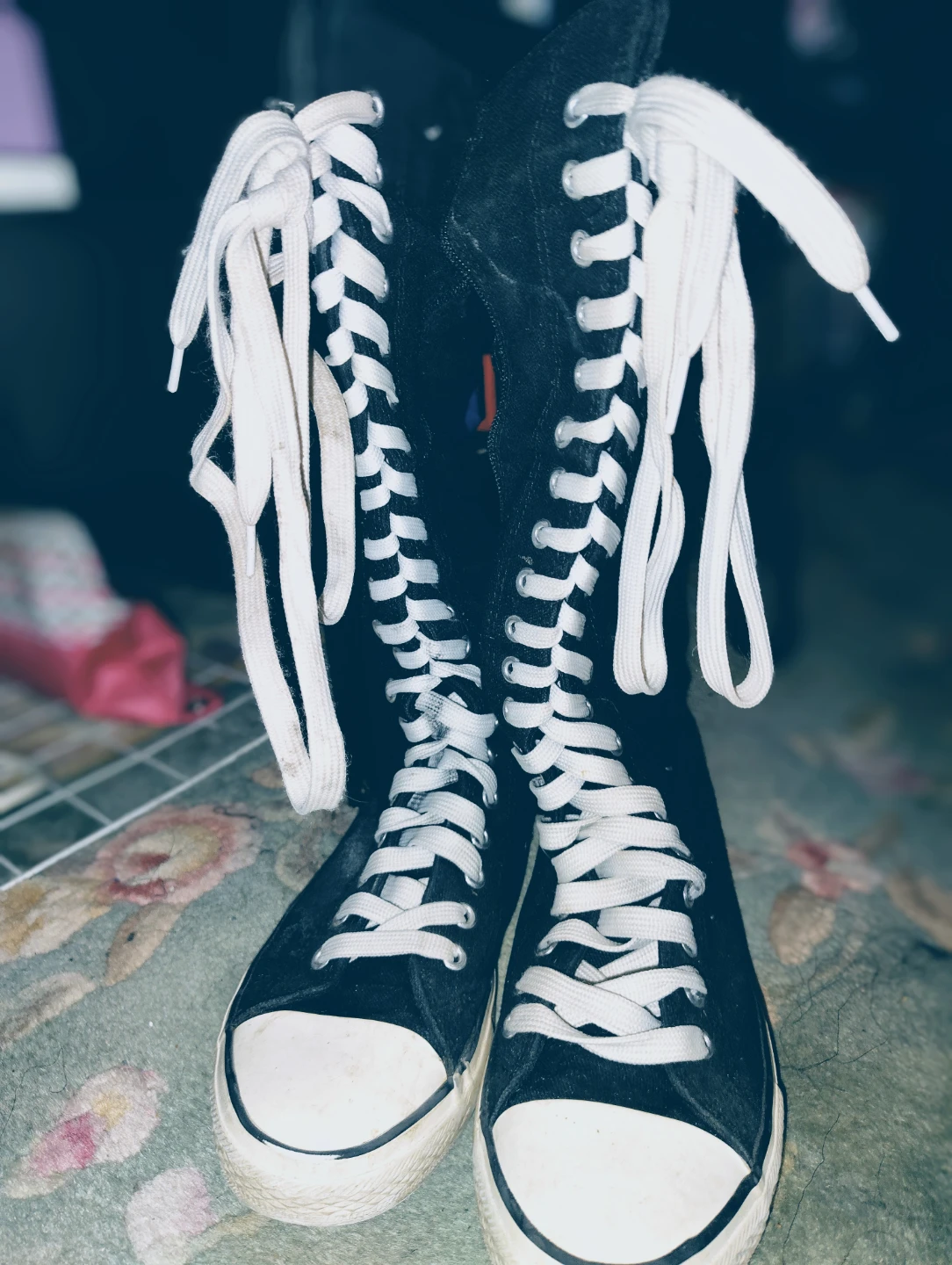 Knee high converse