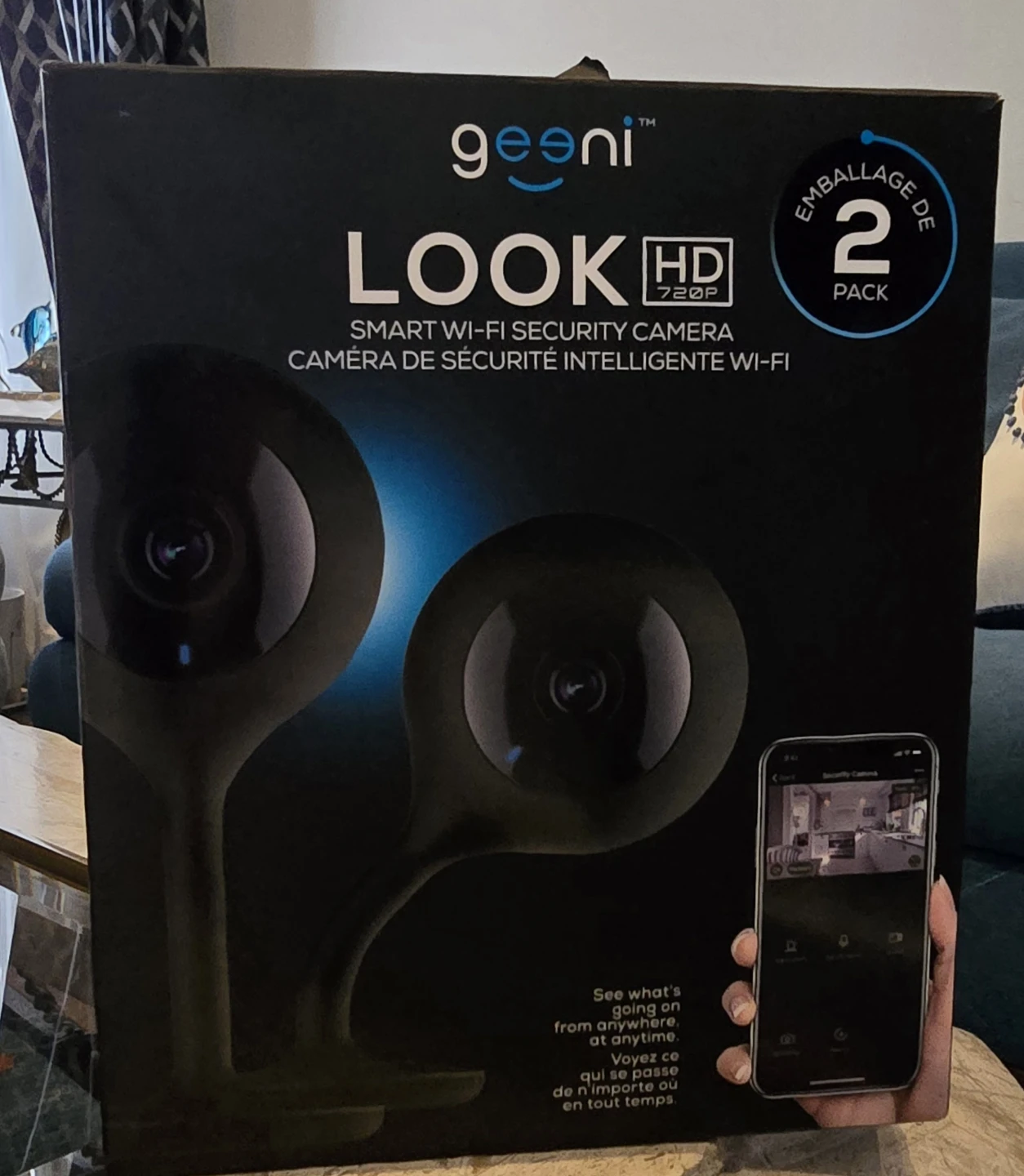 Geeni Look HD Smart Wi-Fi Security Cameras - 2 Pack