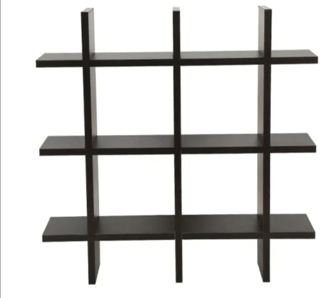 Black Wooden Wall Shelf