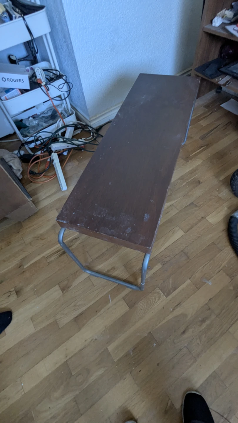 Vintage style wood coffee table - photo 3