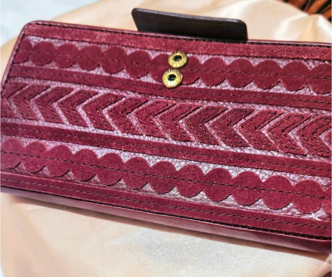 Fossil Burgundy Leather Wallet - photo 4