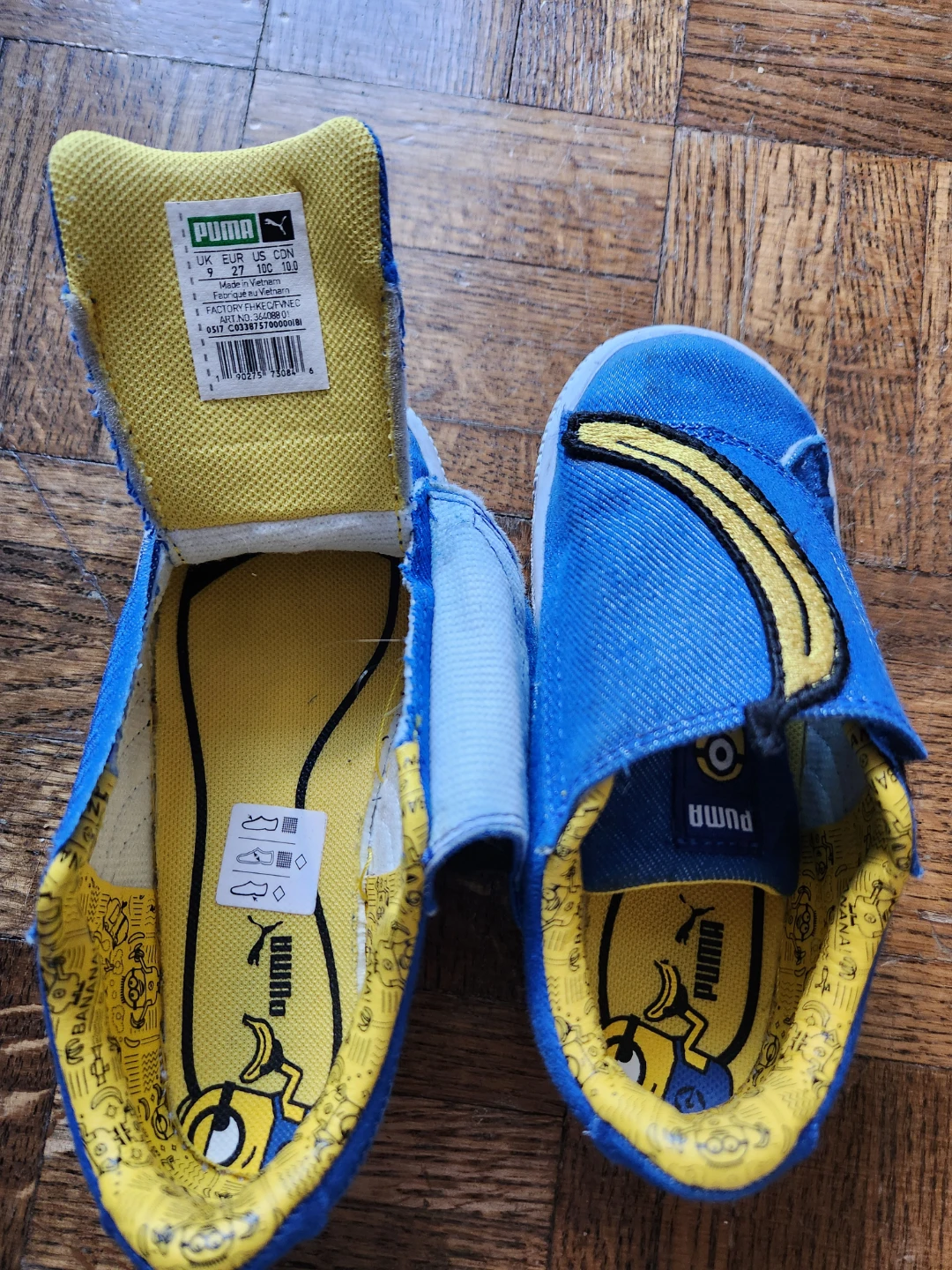 Puma x Minions Children's Shoes Size 10C - photo 3