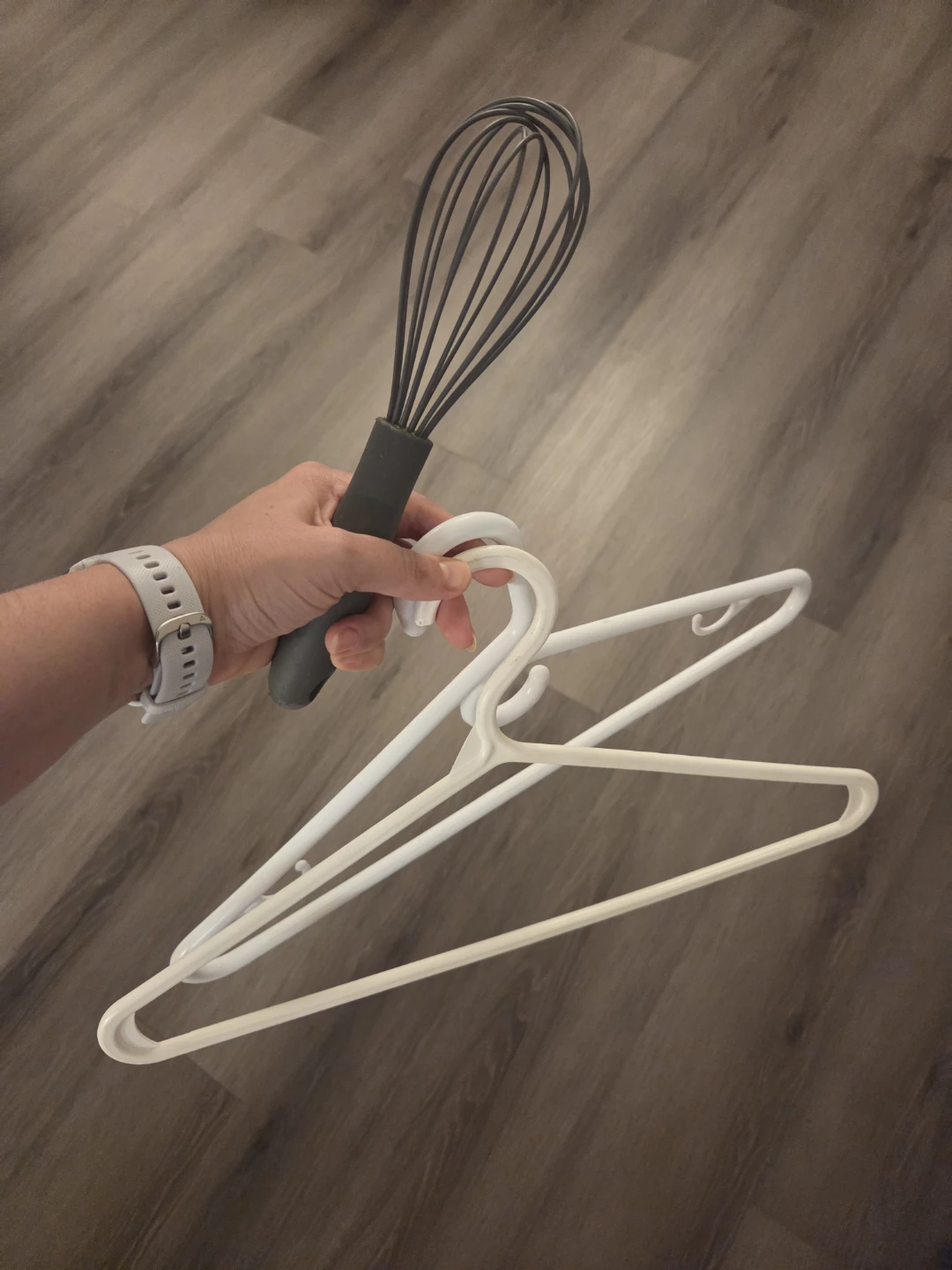 Free whisk and hangers