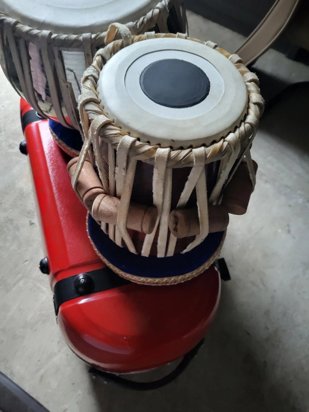Tabla Drum Set with Case - photo 3