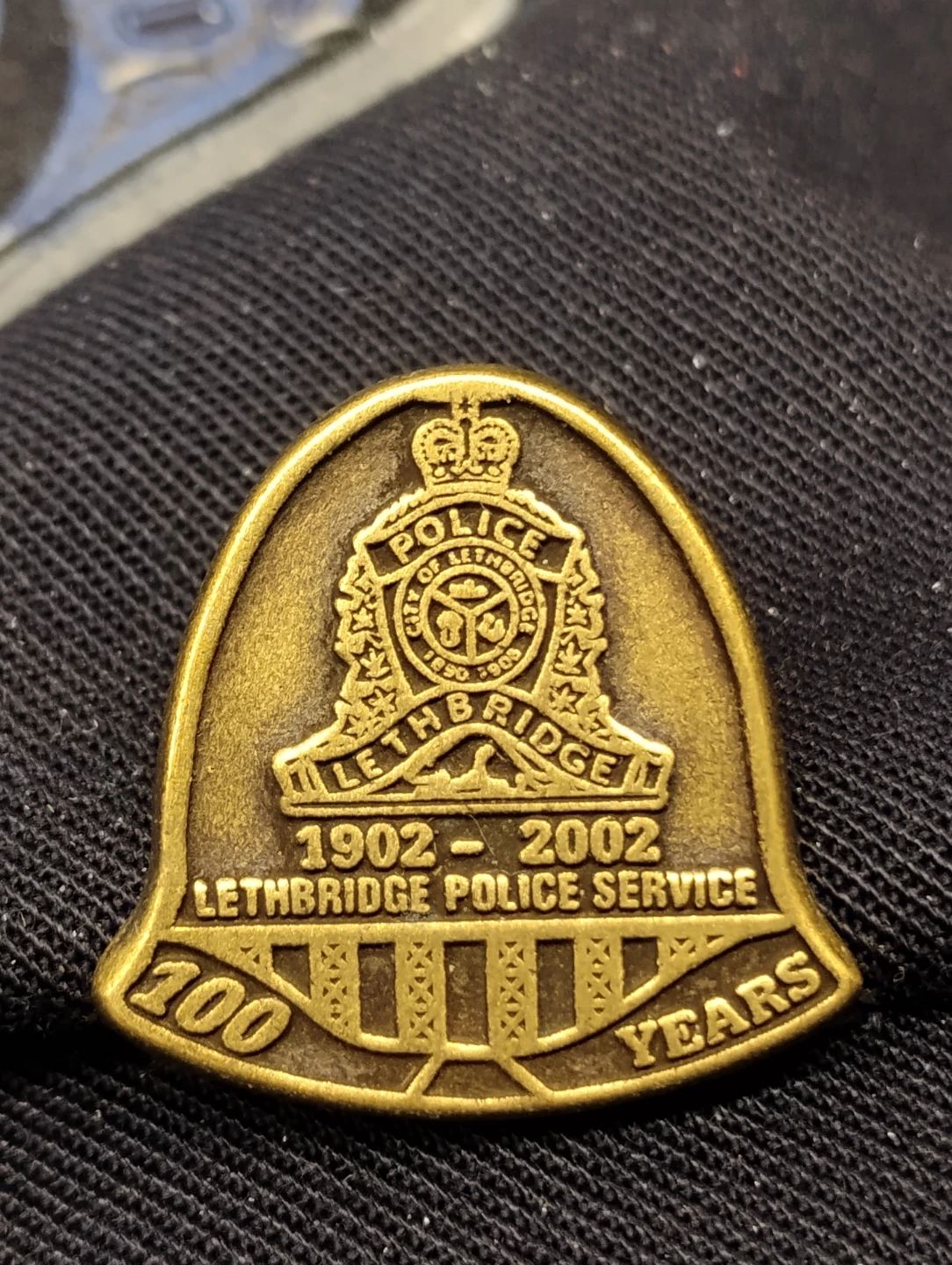 Vintage Lethbridge Police Service and Military Pins - photo 4