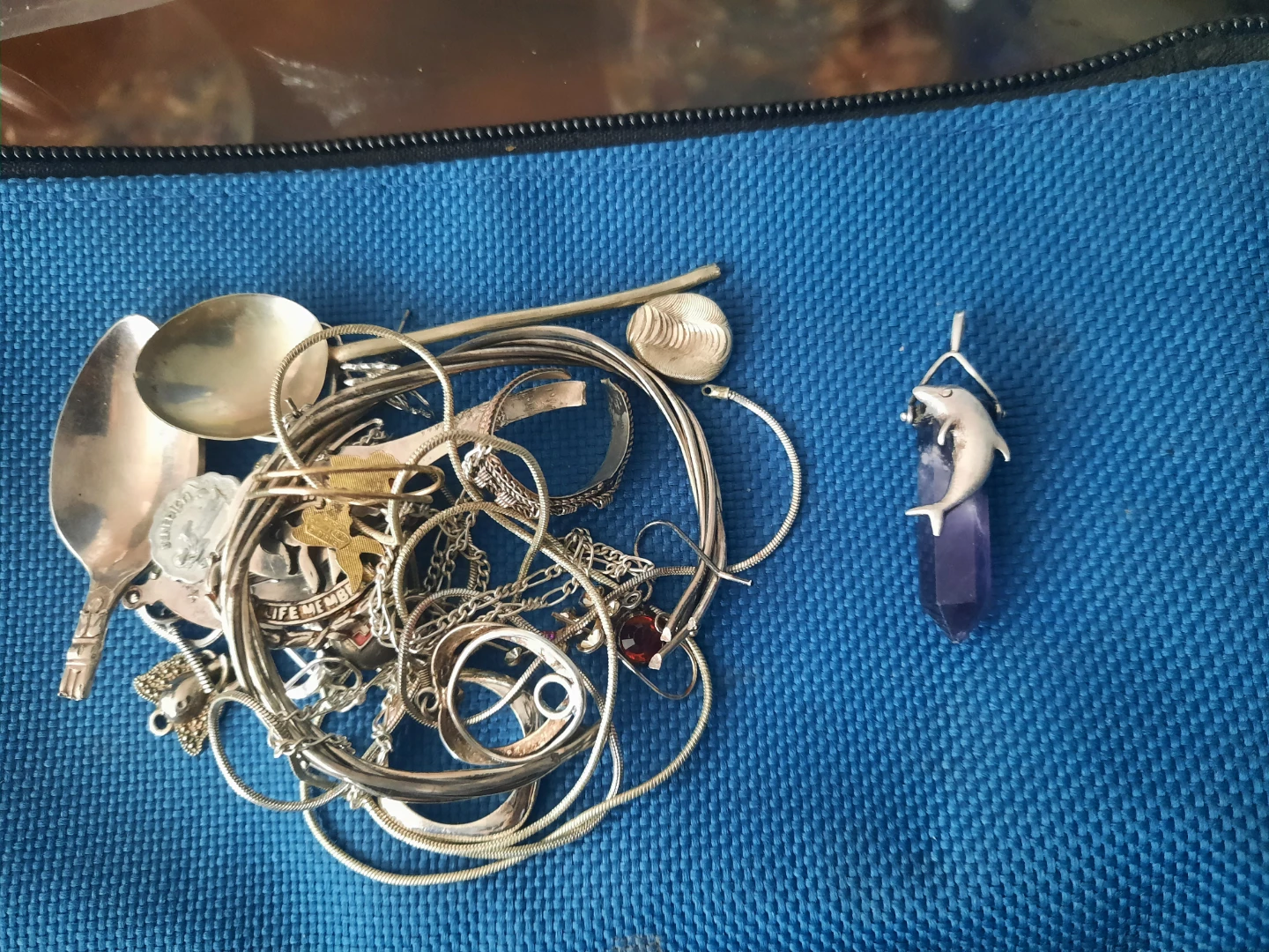 Scrap broken silver items - photo 2