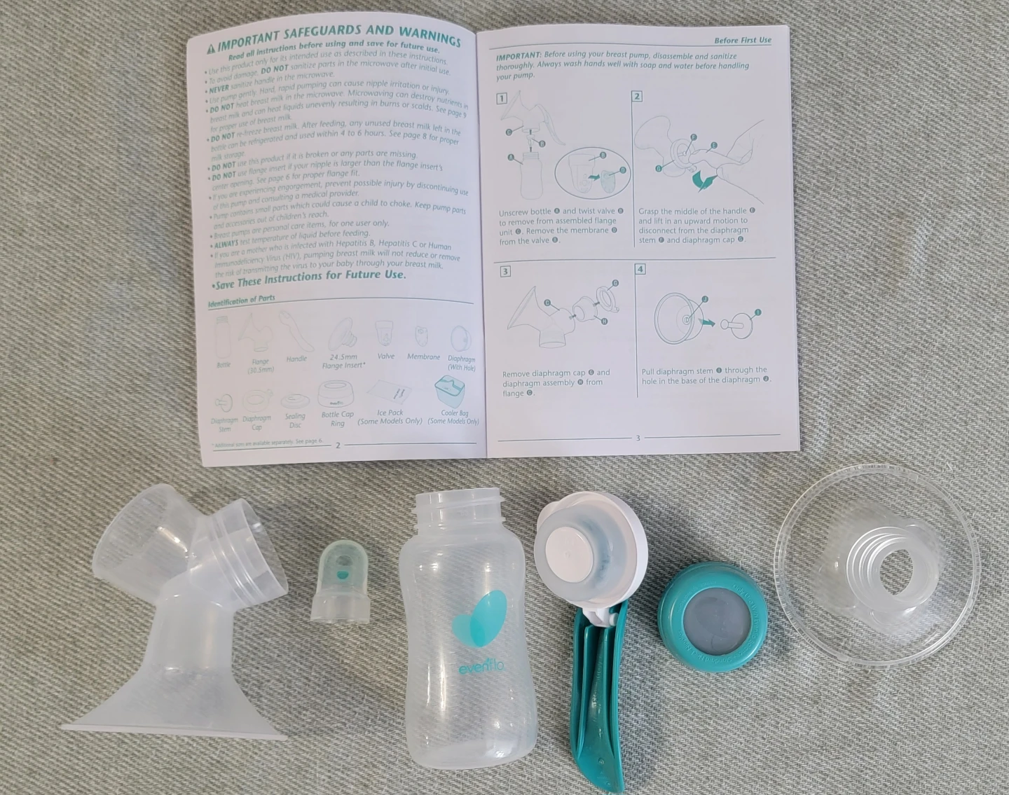 Evenflo Advanced Manual Breast Pump - photo 5