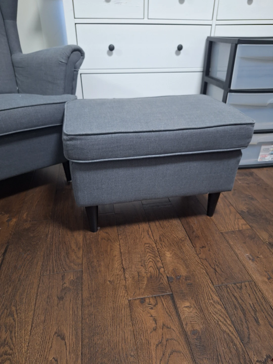 Arm chair and foot stool - photo 4