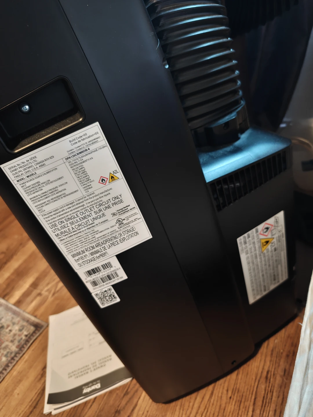 Danby Portable Air Conditioner DPA120CBIMBDB-6 - photo 3