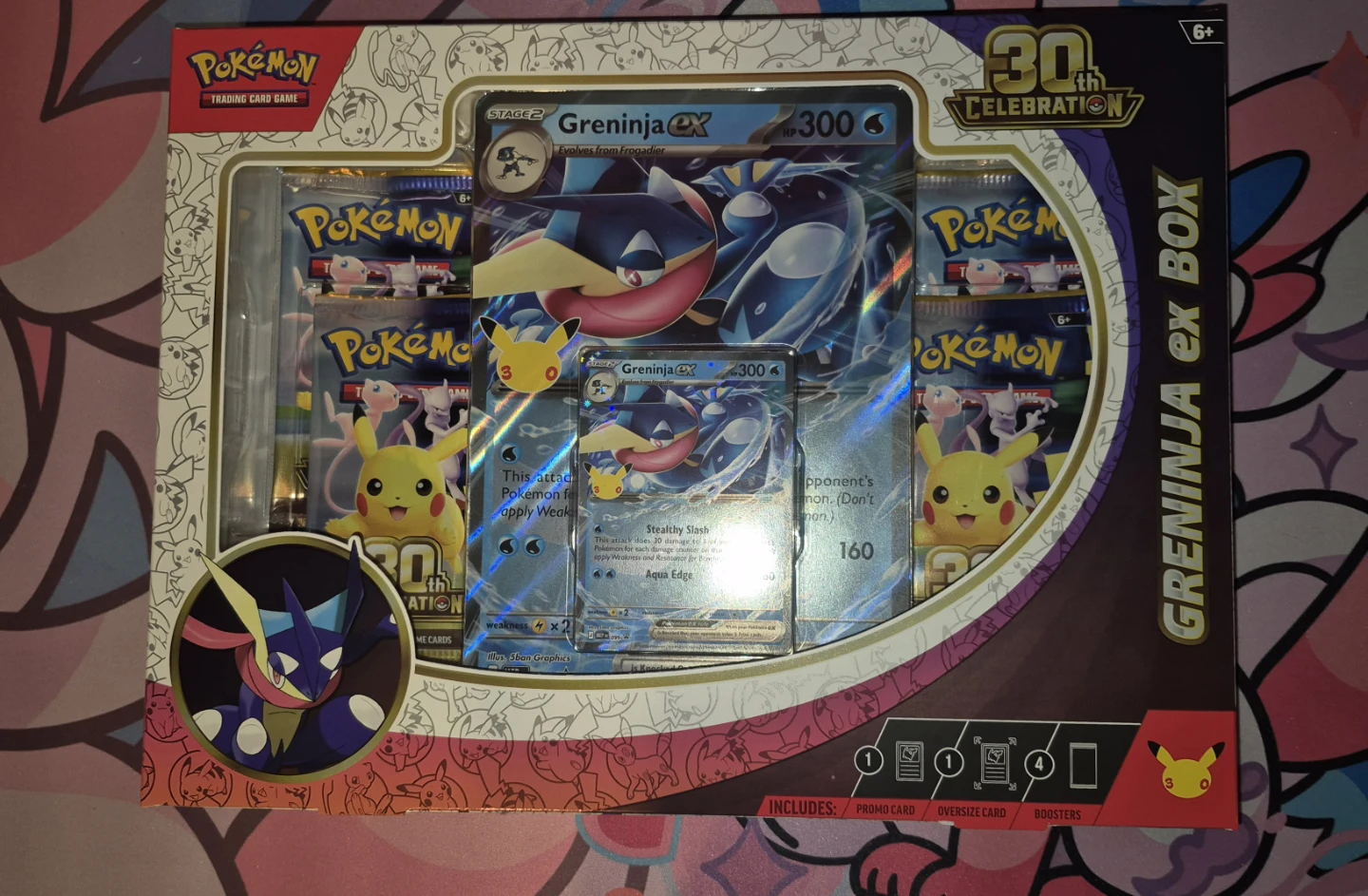 *sealed* Pokemon 30th Celebration Greninja ex Box
