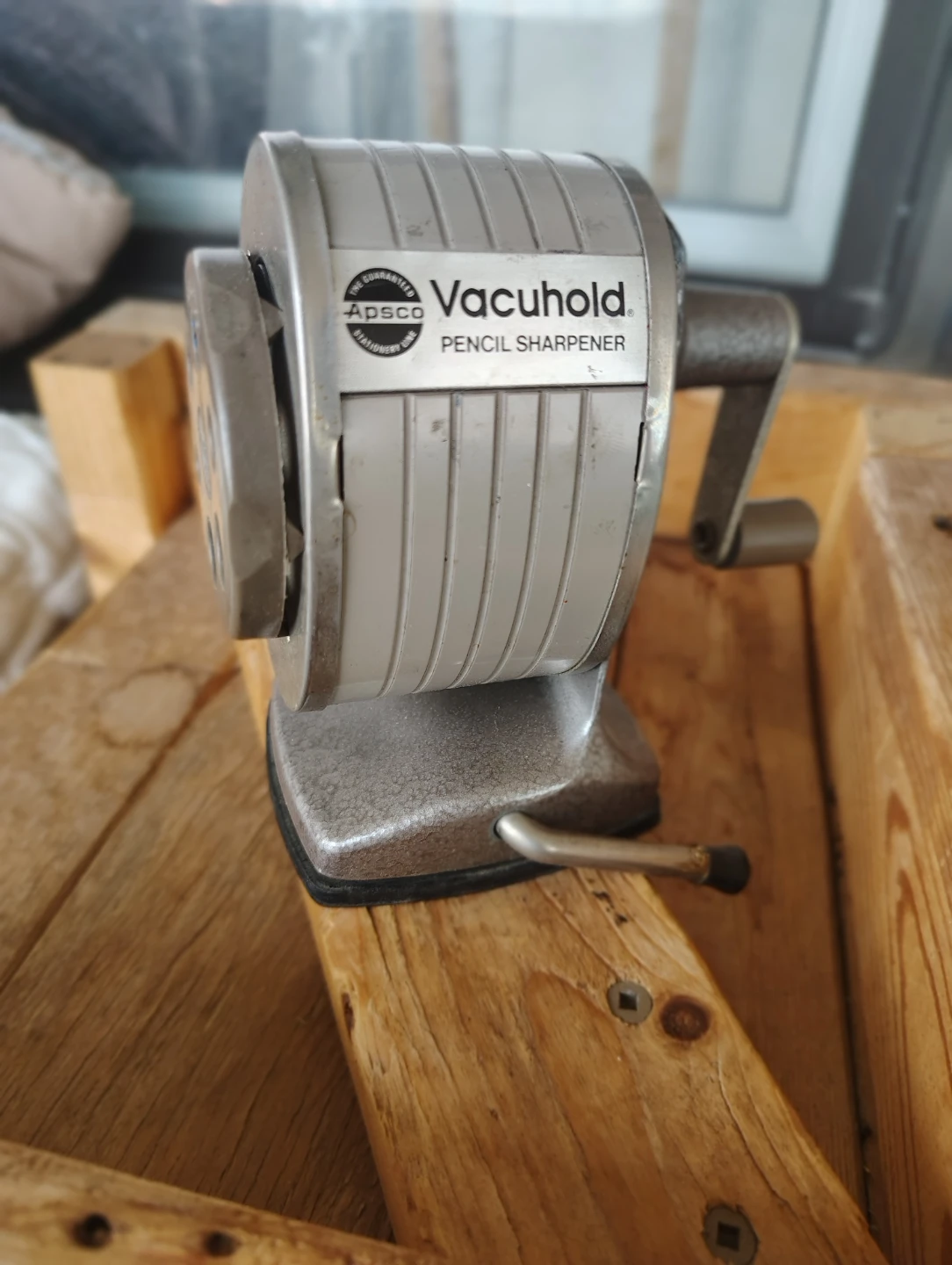 Vintage Apsco Vacuhold Manual Pencil Sharpener