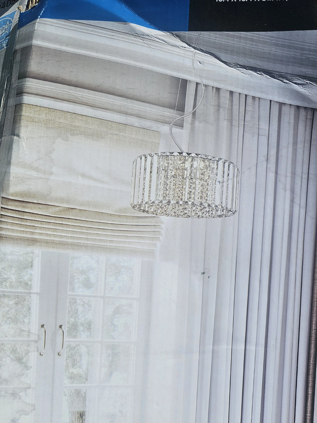 OVE Round LED Crystal Chandelier - photo 3