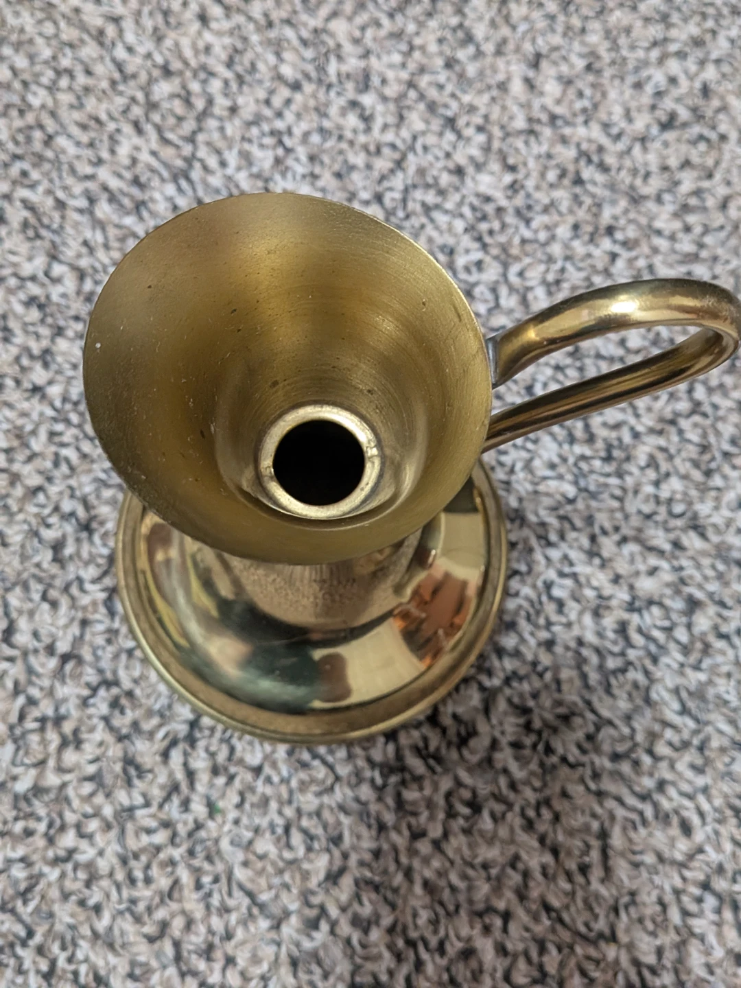 Vintage Lombard Brass Pitcher & Otagiri Footed Irish Mug - photo 4