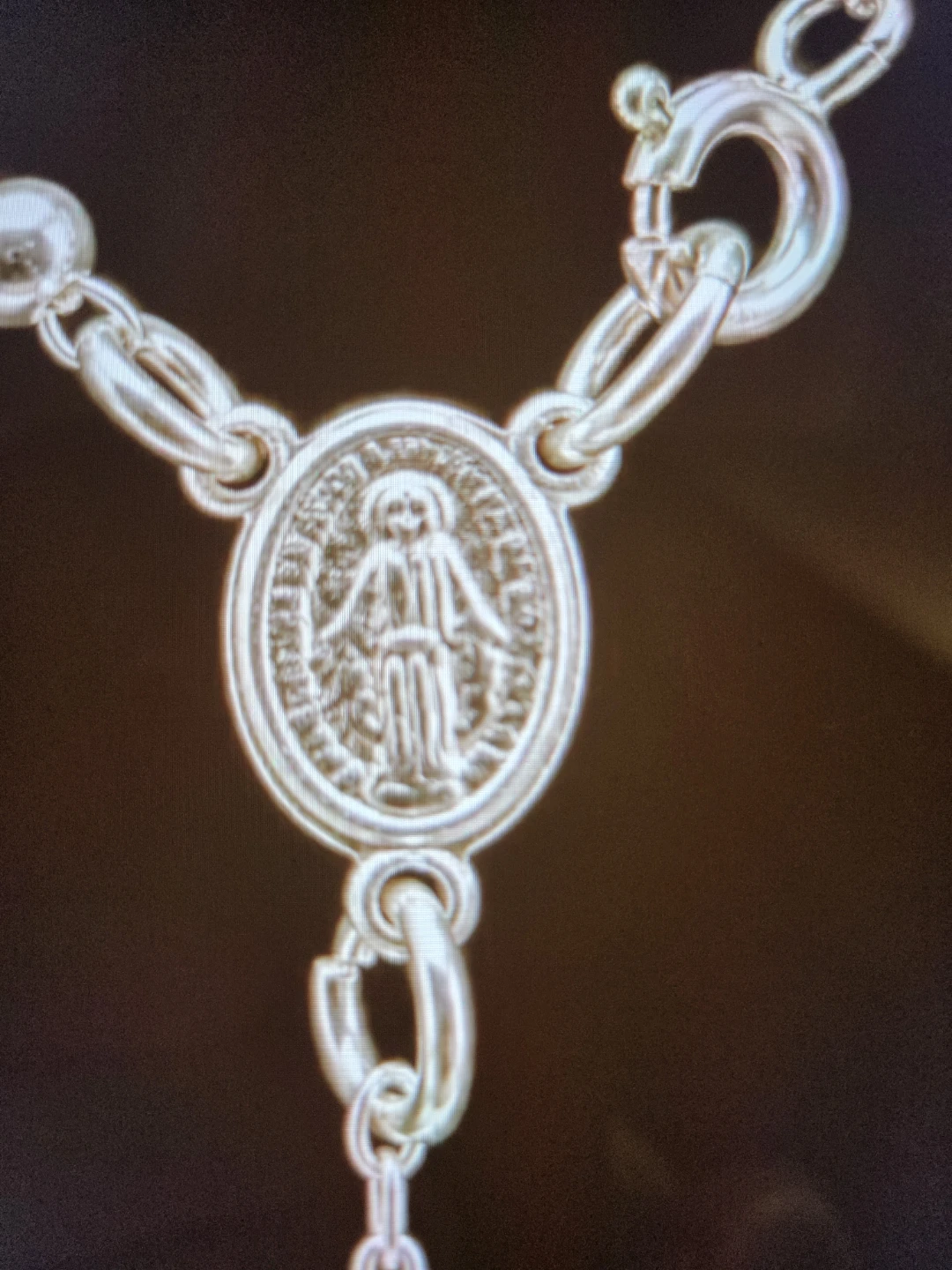 Silver Cross (6.25G 925 stamp) Necklace 20" - photo 3