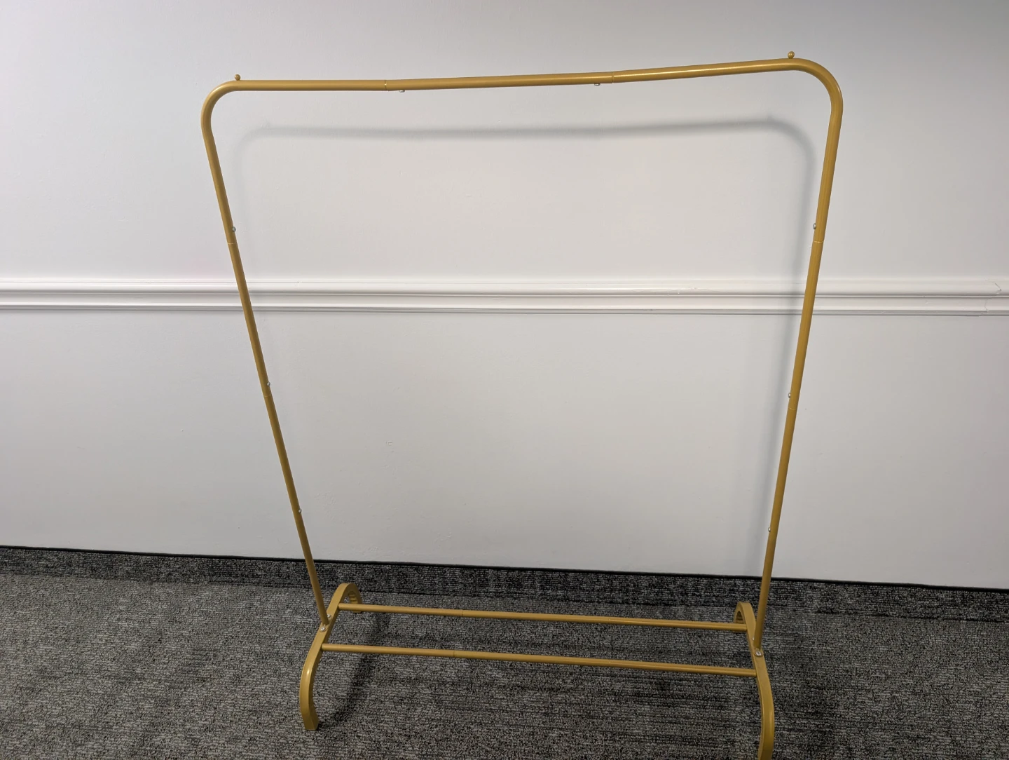 Gold Metal Clothing Garment Rack