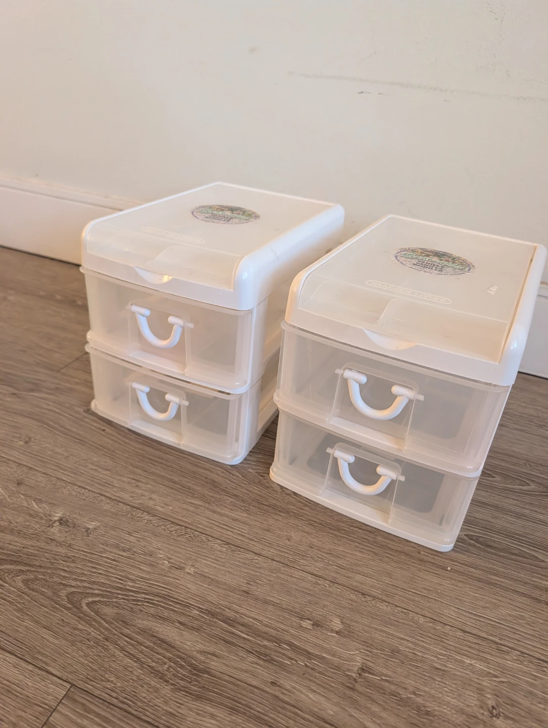 Two for ten - Two-Tier Plastic Desktop Organizers