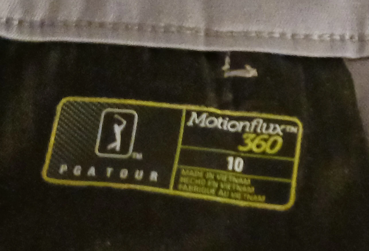 PGA Tour Motionflux 360 beige shorts size 10 - photo 3