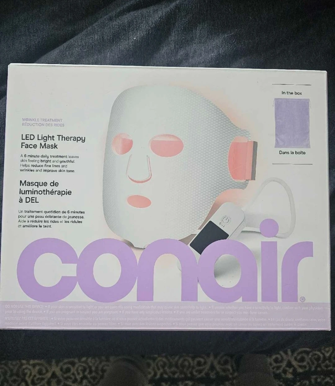 Conair LED Light Therapy Face Mask