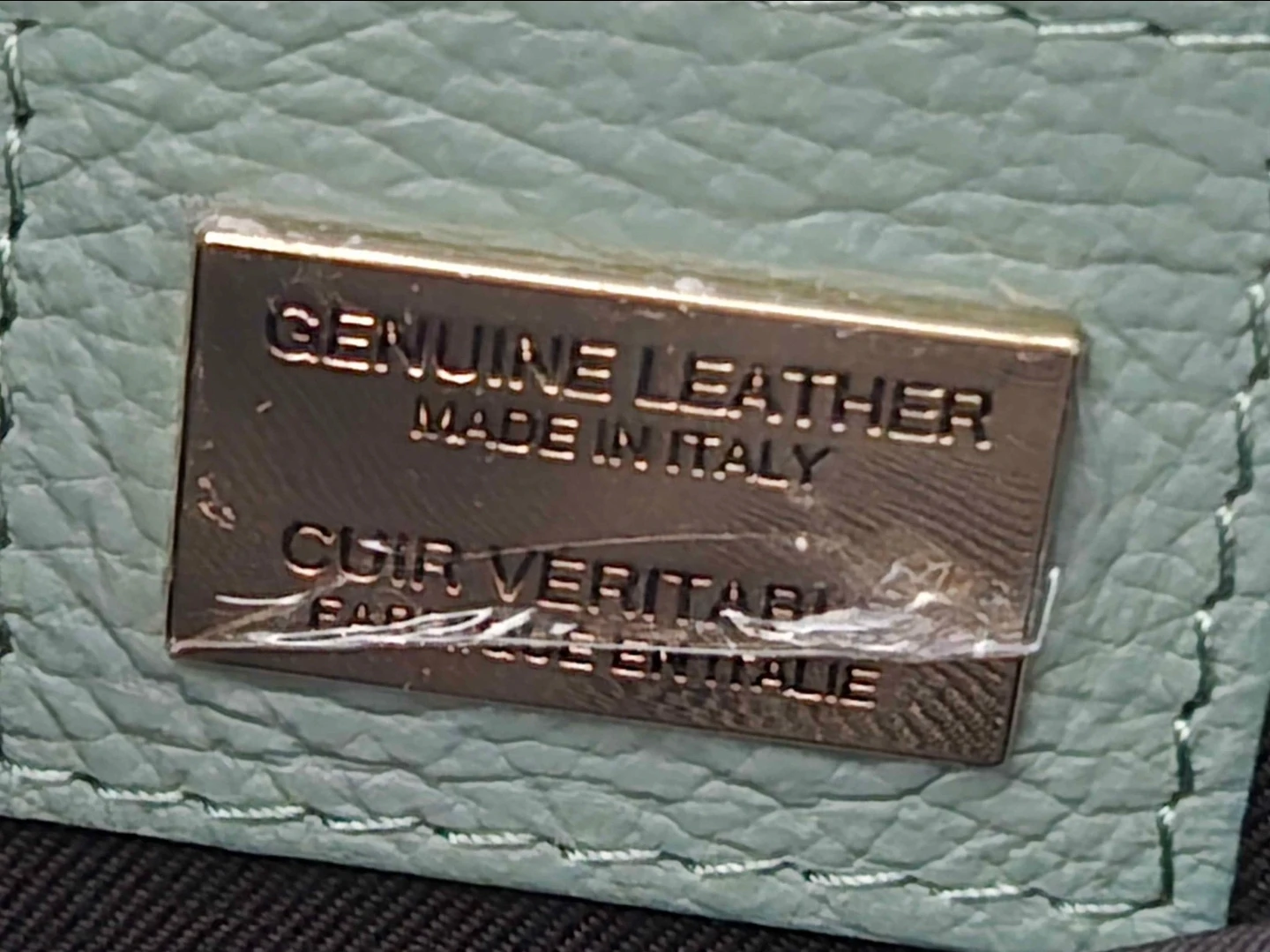 Mint Green Italian Leather Handbag - photo 4
