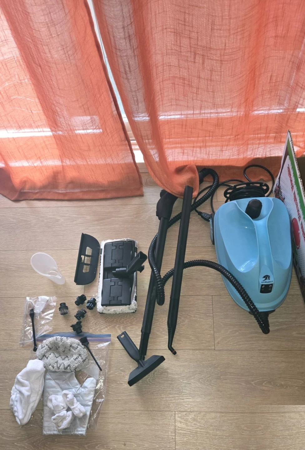 MLMLANT Steam Cleaner / Steam Mop — 1.5L, 1500W, 21-piece