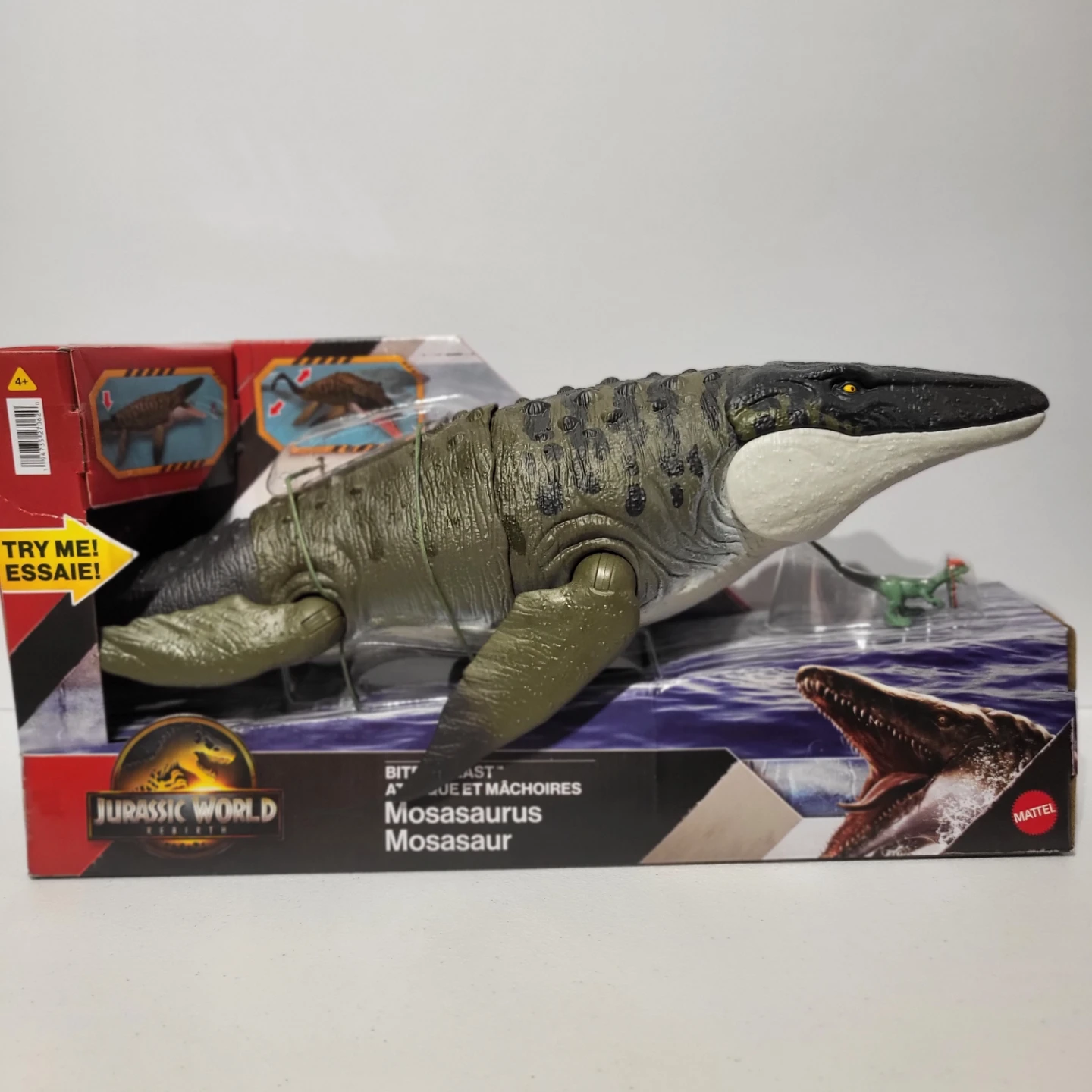 Mattel Jurassic World Bite 'N Blast Mosasaurus