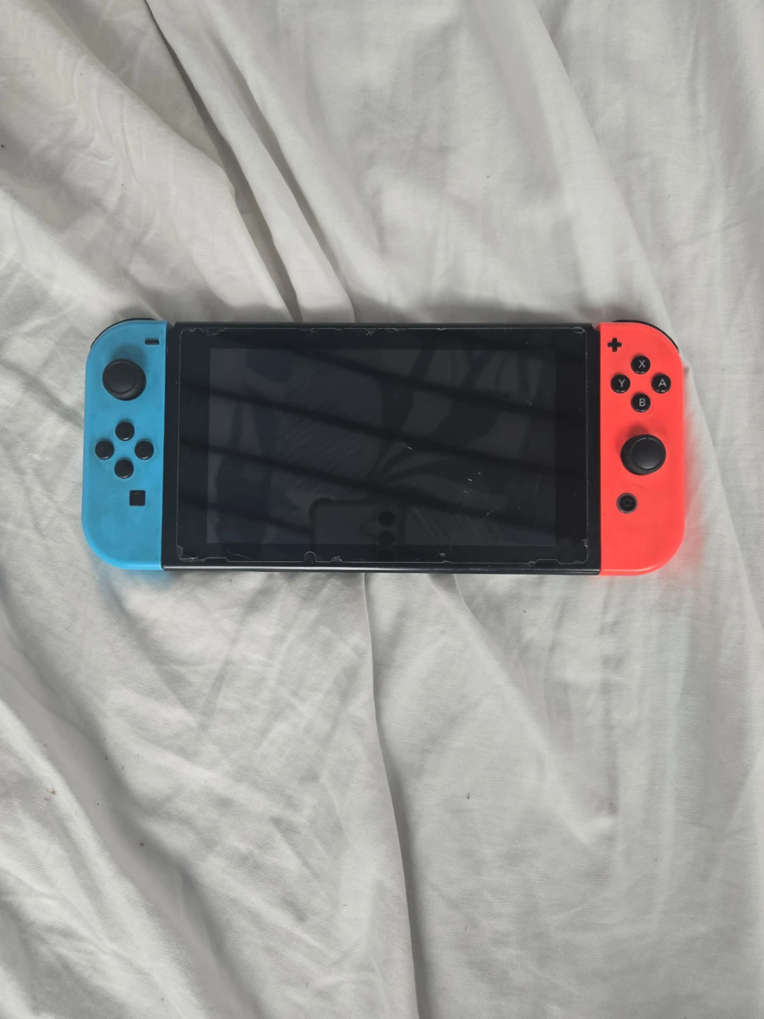 Nintendo Switch Console with Neon Controllers