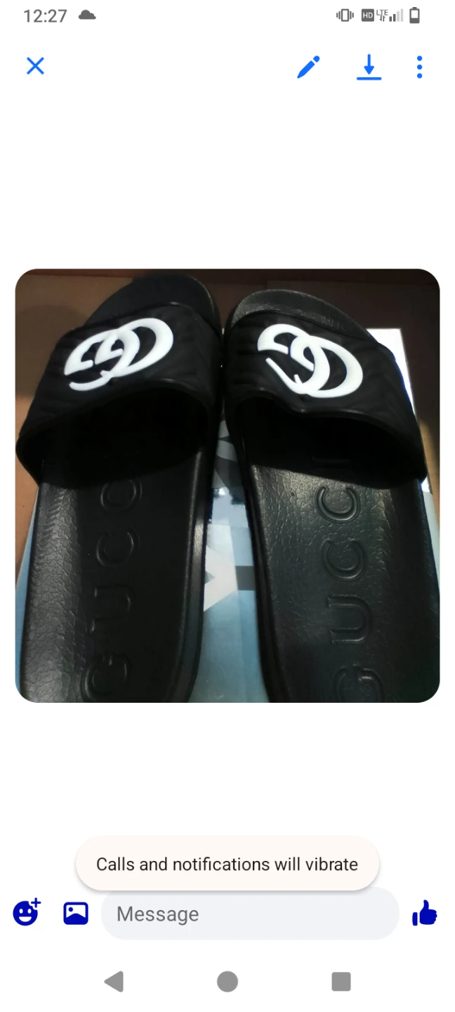 Gucci inspired Slides