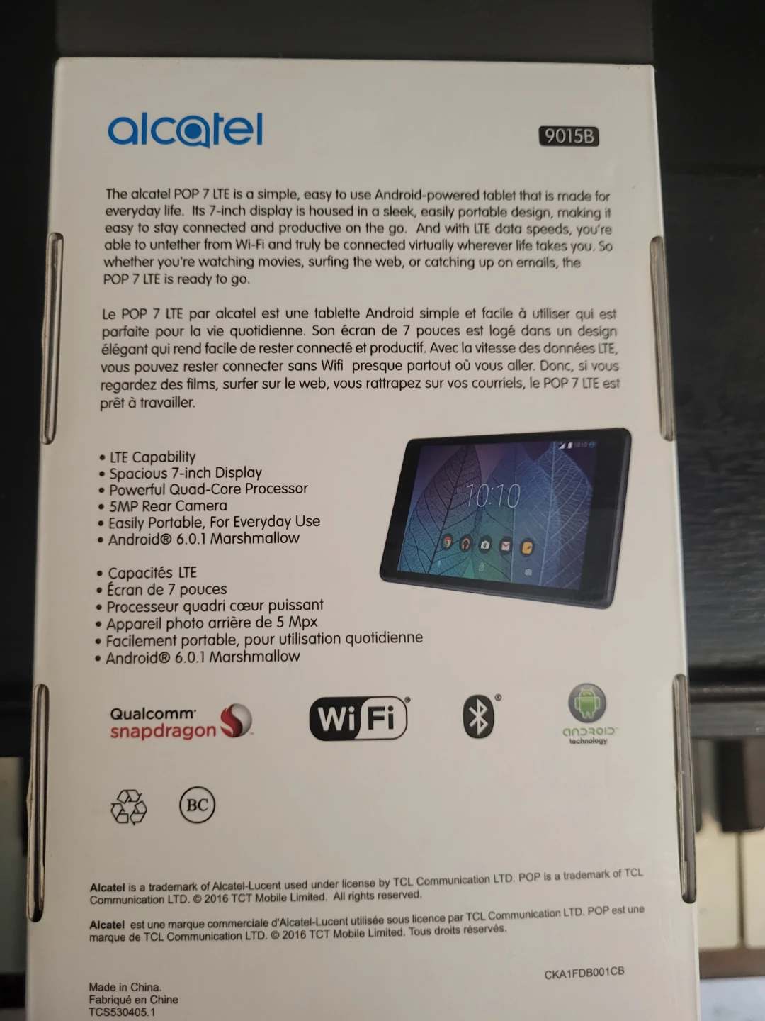 Alcatel POP 7 LTE 7-inch Android Tablet - photo 2