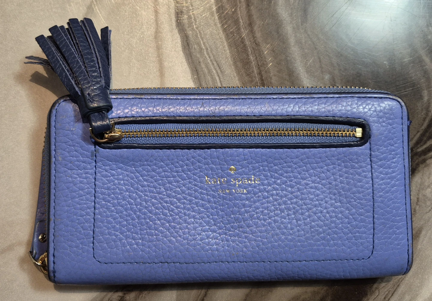 Kate Spade New York Blue Leather Wallet